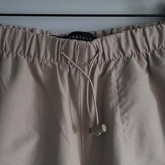 Aeropostale Parachute Cargo Medium Tan Pull On Relaxed High Rise Casual Pants - Picture 4 of 12